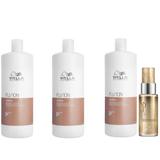 Oferta Black Friday 2025: 3 x Sampon de Reparare pentru Par Deteriorat - Wella Professionals Fusion, 1000 ml + Ulei Reconstructiv, 30 ml