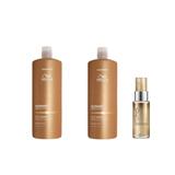 Oferta Black Friday 2025: 2 x Sampon Hidratant pentru Par Uscat si Lipsit de Stralucire - Wella Professionals Ultimate Smooth cu Efect Anti-electrizare, 1000 ml + Ulei Reconstructiv 30 ml