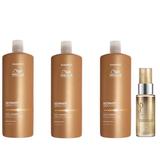 Oferta Black Friday 2025: 3 x Sampon Hidratant pentru Par Uscat si Lipsit de Stralucire - Wella Professionals Ultimate Smooth cu Efect Anti-electrizare, 1000 ml + Ulei Reconstructiv, 30 ml
