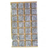 Protectie pasla autoadeziva pentru pardoseala, dreptunghiulara 20 x 20 mm, gri, set 28 buc