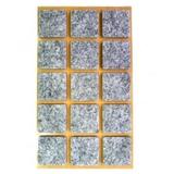 Protectie pasla autoadeziva pentru pardoseala, dreptunghiulara 28 x 28 mm, gri, set 15 buc