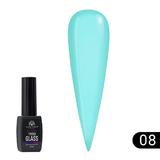 Ojă semipermanentă cu efect de vitraliu Global Fashion, Tinted Glass 08, 8 ml