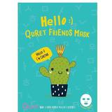 Masca de Fata Calmanta cu Extract de Cactus - Quret Hello :) Friends Mask - Cactus, 25 g