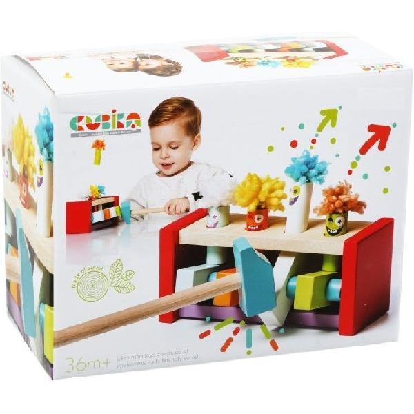 Jucarie din lemn: Clovnii jucausi