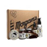 Set cadou ingrijire barba Morgan's Gentleman’s Moustache & Beard Grooming Gift Set ( Ceara 3x50g + Pieptan + Ulei 50 ml + Sampon 100 ml )