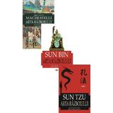 Pachet 3 carti: Arta razboiului - Sun Tzu, Sun Bin, Niccolo Machiavelli, editura Cartex