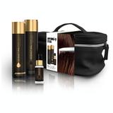 Set Profesional de Stralucire si Hidratare pentru Toate Tipurile de Par - Sebastian Professional Dark Oil: Sampon 250 ml + Balsam 250 ml + Ulei de Par 30 ml