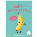Masca de Fata Hidratanta cu Extract de Banana - Quret Hello :) Friends Mask - Banana, 25 g