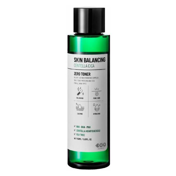 Toner pentru Curatare si Echilibrare a Pielii cu Centella Asiatica - Dearboo Skin Balancing Centella Cica Zero Toner, 150 ml