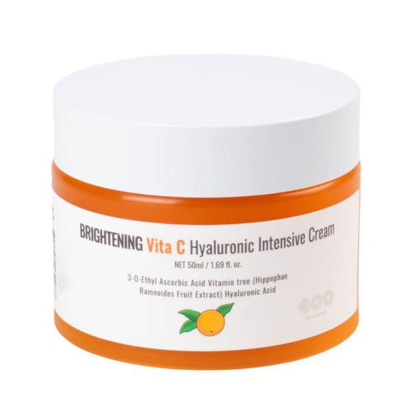 Crema de Fata Iluminanta cu AHA si Vitamina C - Dearboo Brightening Vita C Hyaluronic Cream, 50 ml