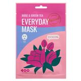 Masca de Fata Revitalizanta cu Flori de Trandafir si Ceai Verde - Dearboo Everyday Mask, 27 g