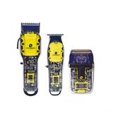 Set combo masini tuns frizerie YELLOW POWER: clipper + trimmer + shave