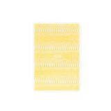 Sticker unghii, Global Fashion, Flower B06, Galben