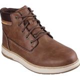 Ghete barbati Skechers Garlan - Deno 205235-BRN, 41, Maro
