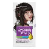 Vopsea de Par Semipermanenta - Loncolor Trendy Colors, nuanta C57 Castaniu Rece/ Smoky Chestnut, 2 x 25 ml