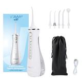Irigator oral / dus bucal Vitammy eJET, 4 moduri de functionare, 5 duze interschimbabile, reincarcare prin USB, functia GentleStart si SmartTimer, rezervor 200 ml