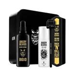 Set pentru Cresterea Barbii Angry Beards Beard Growth Set ( Instrument barba + Spray Curatare + Crema barba )
