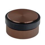 Opritor pentru usa Brooklyn, finisaj bronz periat, 62x33 mm