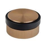 Opritor pentru usa Brooklyn, finisaj alama cava periata, 62x33 mm