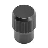 Buton pentru mobila Brooklyn, finisaj negru titan, D:20 mm