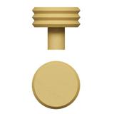 Agatatoare cuier Pulse Color, finisaj galben mustar, 65x57 mm