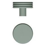 Agatatoare cuier Pulse Color, finisaj verde matcha, 92x62 mm