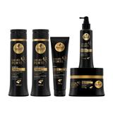 Set Crestere si Reconstrucție, 7 produse pentru păr sănătos, ( Sampon 300ml + Balsam 300ml + Masca 300g + Tonic 120ml + Ser 35ml + Leave-In 300g ) Haskell Cavalo Forte