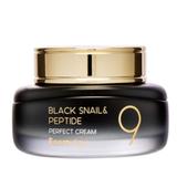 Crema Ultra Hidratanta cu Extract de Melc Negru si Peptide - Farmstay Black Snail & Peptide 9 Perfect Cream, 55 ml