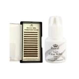 Pachet Premium Royal – Extensii Sprâncene Medium Brown+ Adeziv Clear