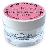Gel de construcție autonivelantă pentru unghii La Rosa Profesionales, Pink Mask 30 ml