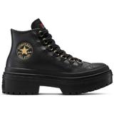 Pantofi sport unisex Converse Chuck Taylor All Star Lugged Heel Platform Waterproof Leather A14542C, 37, Negru