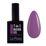 Gel de construcție autonivelantă pentru unghii 7în1 La Rosa Profesionales, deep plum purple 15 ml