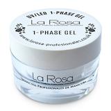 Gel de construcție autonivelantă pentru unghii monofazic La Rosa Profesionales, Clear 30 ml