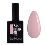 Gel de construcție autonivelantă pentru unghii 7în1 La Rosa Profesionales, peach 15 ml