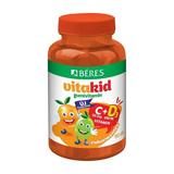 Supliment alimentar Vitamine gumate C + D3 Beres Vitakid 90 capsule