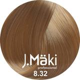 Vopsea de par J.Maki Professional 8.32 light beige blonde, 60 ml