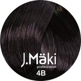 Vopsea de par J.Maki Professional 4B medium chocolate brown, 60 ml