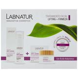 Pachet Cosmetic pentru Lifting si Fermitate - LabNatur Anti-Aging Lifting + Firming: Crema 50 ml, Serum 30 ml, Balsam Buze 15 ml