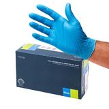 Set Manusi de examinare nepudrate din nitril albastru, Easy Care, calitate confort, marimea XS, 100 buc.