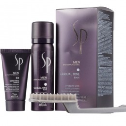 Spuma nuantatoare neagra pentru barbati - wella sp gradual tone black