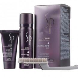 Spuma Nuantatoare Neagra pentru Barbati - Wella SP Gradual Tone Black