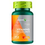 Vitaminele D3 + K2 (MK-7) - Adams Supplements, 90 capsule