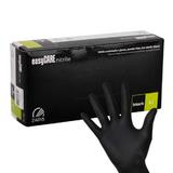 Set 100 Buc Manusi de Examinare de Unica Folosinta din Nitril, Nepudrate, easyCARE, Confort, Negru, Marime XS