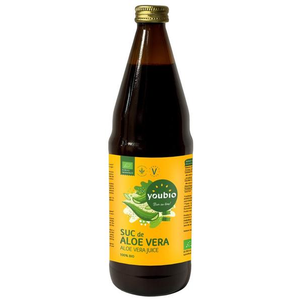 Suc de Aloe Vera - Youbio 100% Bio, 750 ml