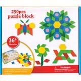 Joc: Tangram din lemn 250 piese