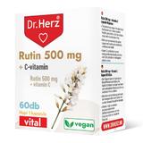 Capsule vegane cu Rutin 500 mg + vitamina C Dr Herz 60 capsule