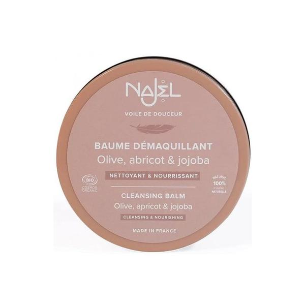 Balsam Demachiant Natural Bio, fara Parfum - Najel Cleansing Balm Olive & Apricot & Jojoba, 120 g