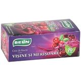 SHORT LIFE - Belin Ceai de Visine si Merisoare Nova Plus, 20 buc