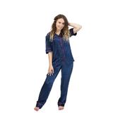  Pijama dama din matase naturala 100 %, de dud, 19 momme 6 A calitate, marime L