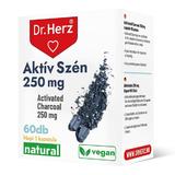 Capsule cu carbune activ 250 mg si extract din seminte de fenicul Dr Herz 60 capsule